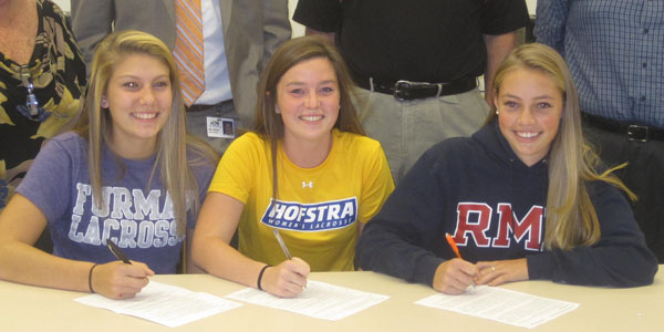 MHS Girls Lacrosse Players Sign Letters Of Intent