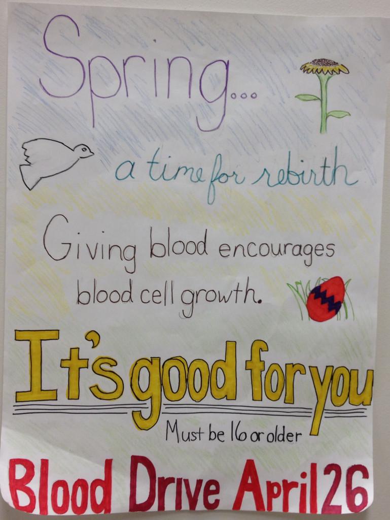 Spring resolutions? Donate blood