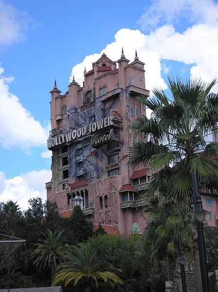 The Tower of Terror at Hollywood Studios in Disney World.
