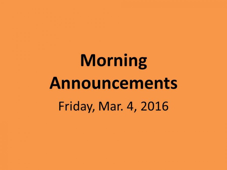 Friday, March 4, 2016