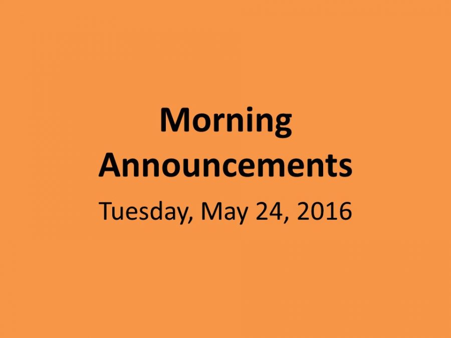 Tuesday, May 24, 2016