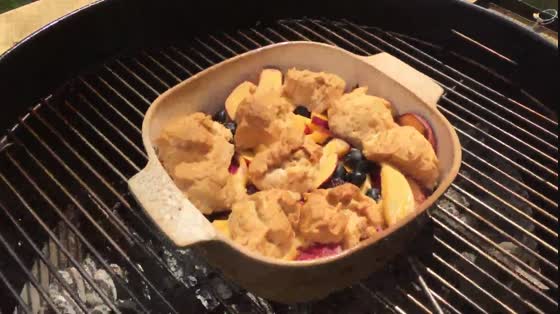 In the Kitchen: Grilled cobbler