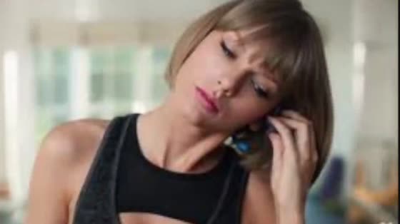 Taylor takes a tumble in new advertisement
