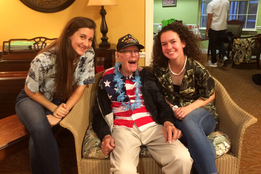 MHS Key Club says Aloha to residents at Tranquility Assisted and Memory Care