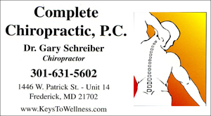 Complete Chiropractic business card 2018
