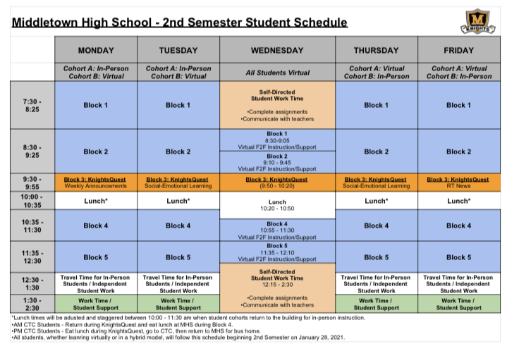 FCPS+issues+new+spring+semester+schedule